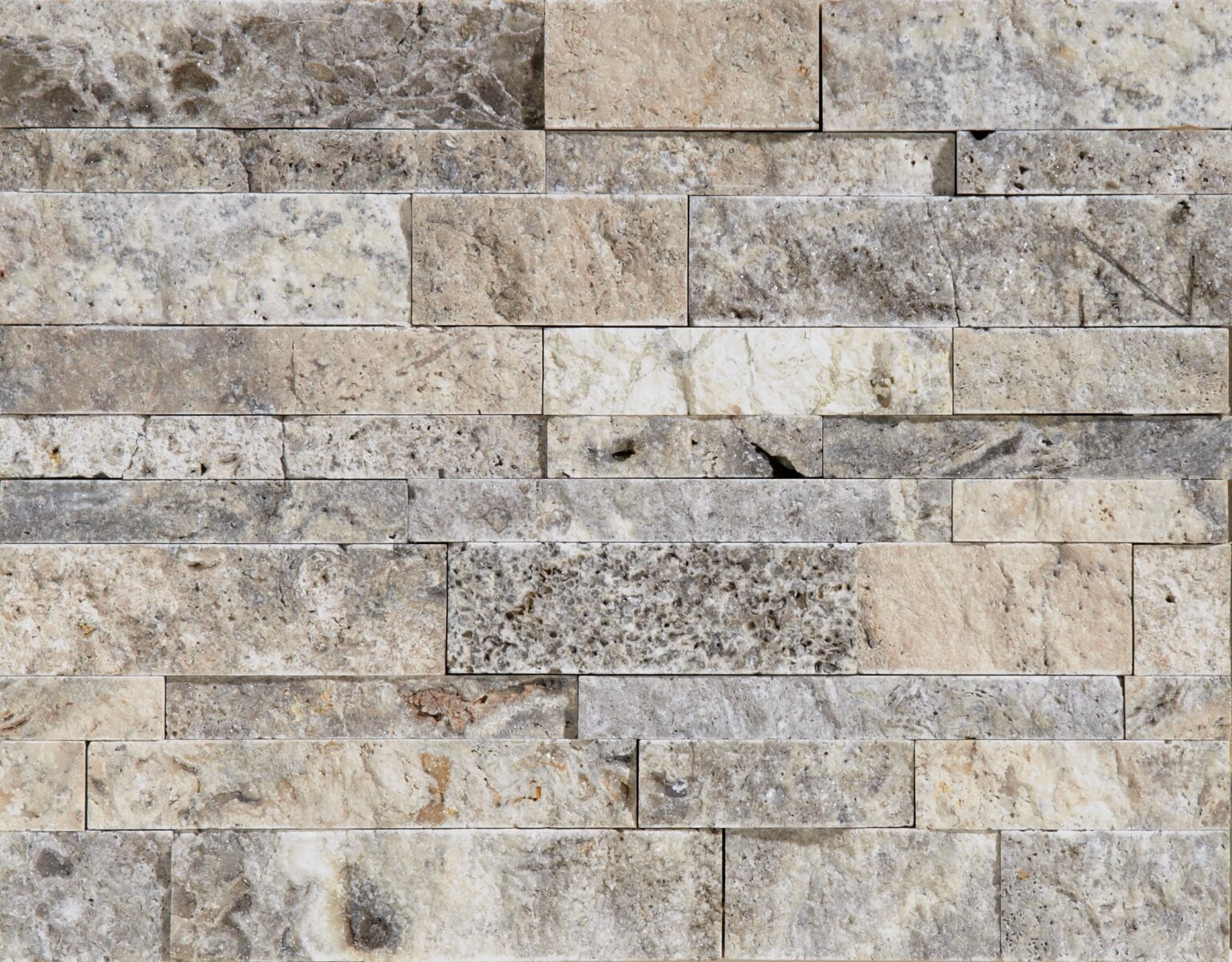 Warm Gray Dry Stacked Stone 6 in. x 24 in. H.J. Martin and Son