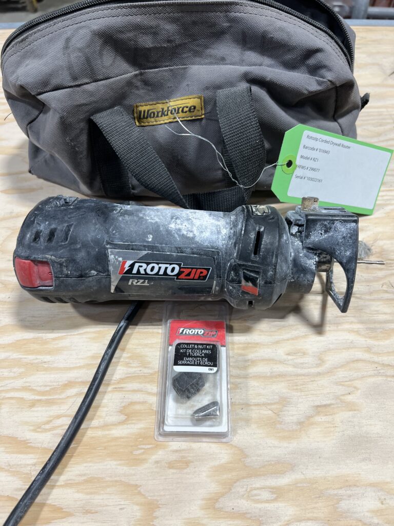 Rotozip Corded Drywall Router H.J. Martin and Son Online Shop