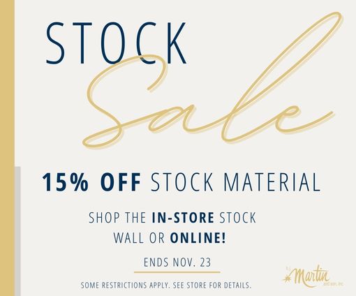 H.J. Martin and Son Fall Sale