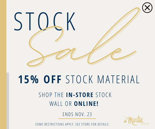 H.J. Martin and Son Fall Sale