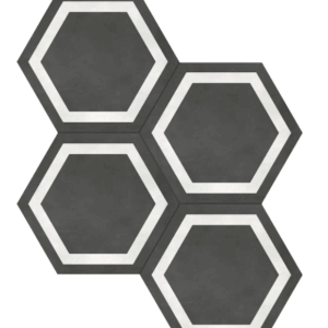 Tuxedo - 7 in. Hexagon