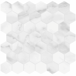 Courting Hexagon Mosaic - 12 in. x 12 in.